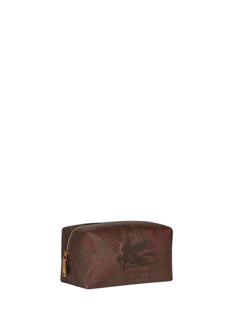 Necessaire Piccolo Con Motivo Paisley Jacquard Marrone ETRO | MP2C0005-AA012M0019