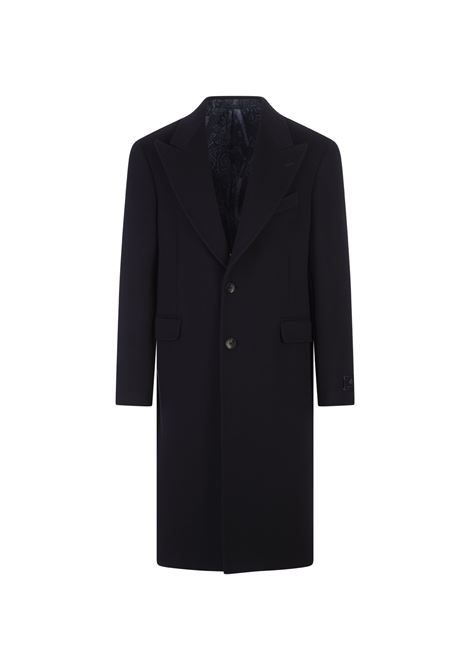 Navy Blue Cashmere Coat ETRO | MRAA0013-99TU2G8B3895