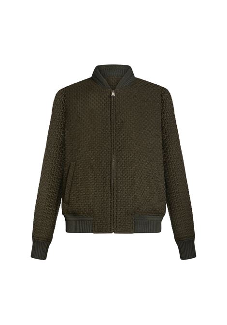 Grey Wool Bomber Jacket ETRO | MRBA0016-99TU2G0N3727