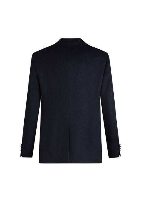 Navy Blue Cashmere Double Breasted Blazer ETRO | MRCA0026-99TU2H8B0387