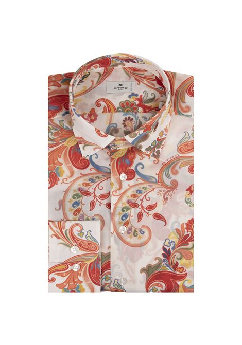 Multicolour Floral Paisley Shirt ETRO | MRIB0001-99SA5A3X0800