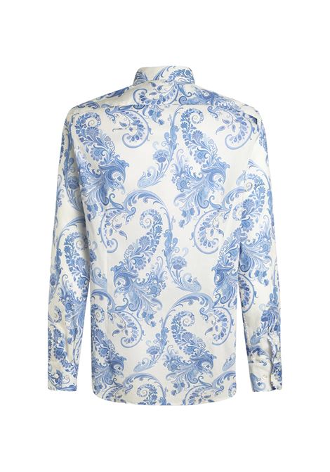Light Blue Floral Paisley Shirt ETRO | MRIB0001-99SA5A3X0880