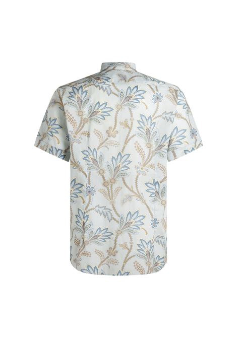 Light Blue Printed Cotton Shirt ETRO | MRIB0003-99SA5A8X0880