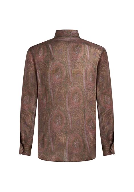 Camicia Con Stampa Paisley Marrone ETRO | MRIB0015-99SA963X0865