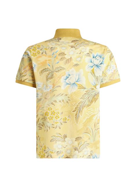 Yellow Printed Cotton Polo Shirt ETRO | MRMD0004-AJ238X0840