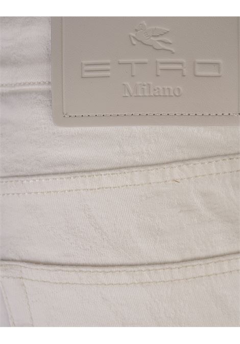 Jeans Slim Jacquard Bianchi ETRO | MRNB0004-99TJ544W0111