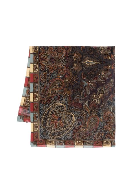 Scarf With Multicoloured Paisley Pattern ETRO | WAYA0001-AS254X0811