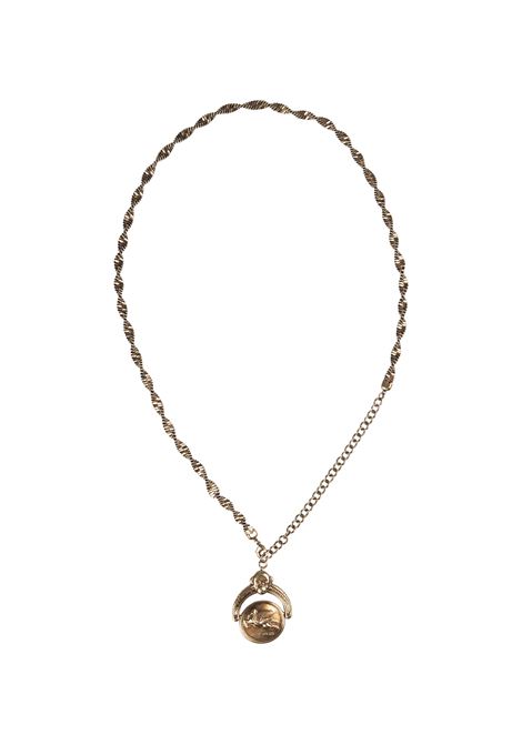 Gold Short Necklace With Charm ETRO | WF5C0012-AM007G7611