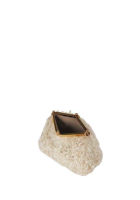 Vela Mini Bag In Beige Wool and Mohair ETRO | WP1B0001-AO001Y0412