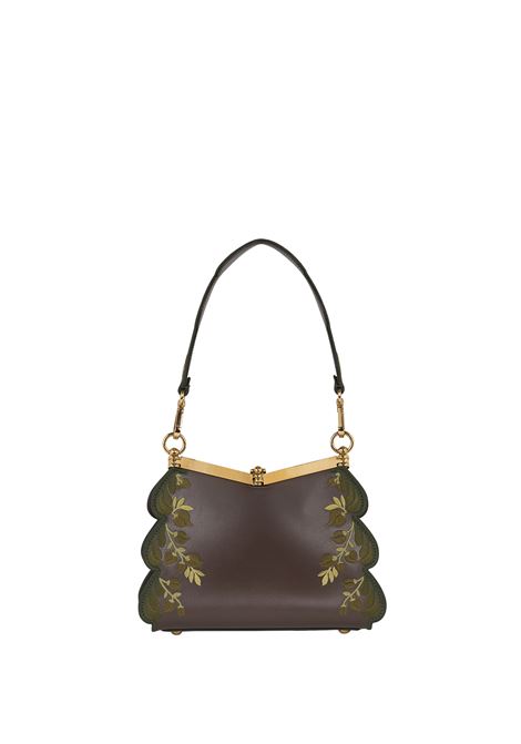 Brown Small Vela Bag With Embroidery ETRO | WP1B0001-AR275M0019