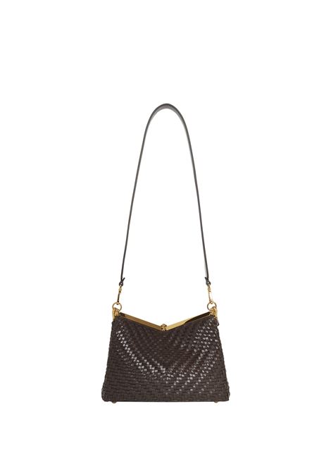 Medium Braided Vela Bag in Brown ETRO | WP1B0002-AE225M0019