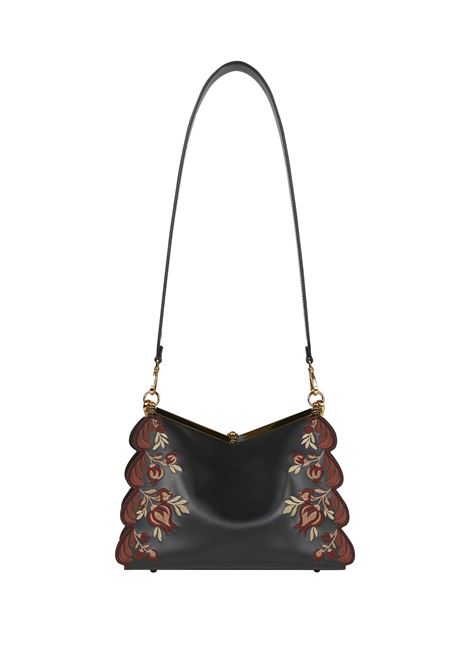 Black Medium Vela Bag With Embroidery ETRO | WP1B0002-AR275N0000