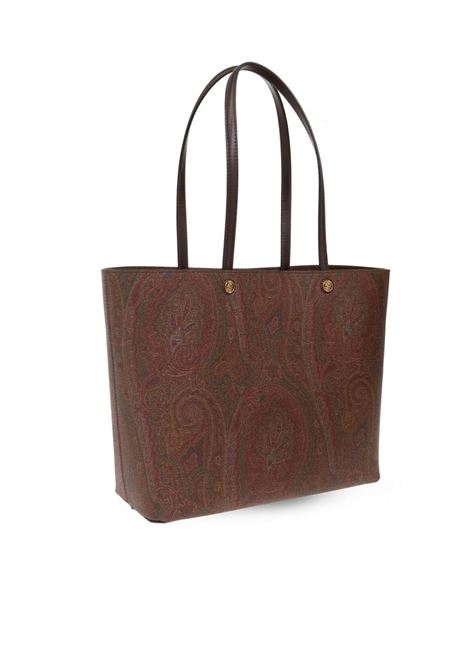 Brown Etro Essential Large Bag With Clutch ETRO | WP1D0024-AA001M0019