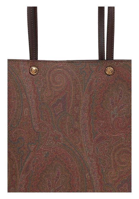 Brown Etro Essential Large Bag With Clutch ETRO | WP1D0024-AA001M0019
