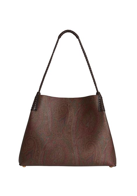 Brown Paisley Medium Libra Shopping Bag ETRO | WP1D0028-AA060M0019