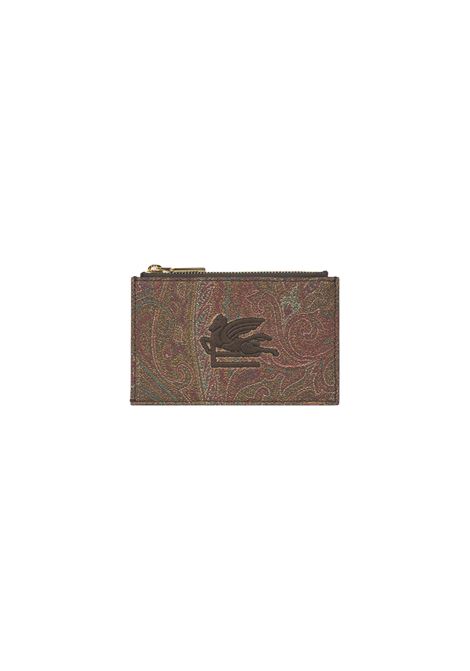 Paisley Wallet With Etro Pegasus Logo ETRO | WP2E0002-AA001M0019