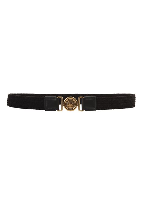 Black Pegaso Elasticised Belt ETRO | WP3A0008-AT230N0000