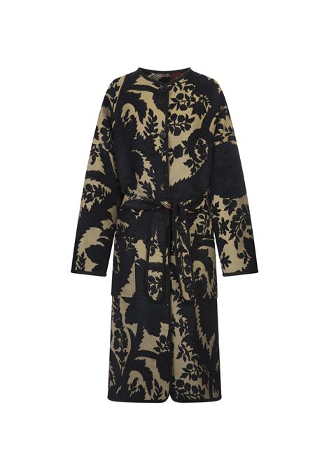 ETRO Cappotto Reversibile In Ciniglia Jacquard Multicolore - ETRO