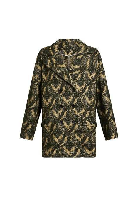 Yellow Jacquard Boucl? Double-Breasted Jacket ETRO | WRBA0028-99TJD65S9841