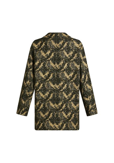 Yellow Jacquard Boucl? Double-Breasted Jacket ETRO | WRBA0028-99TJD65S9841