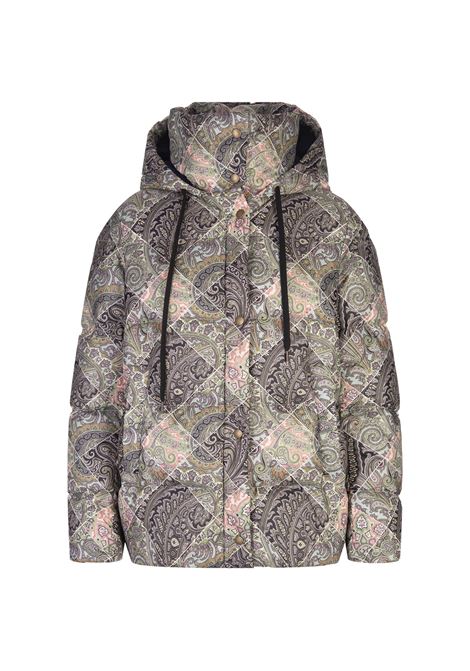 Printed Nylon Down Jacket ETRO | WRBB0011-99SASF9X0805