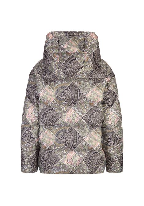 Printed Nylon Down Jacket ETRO | WRBB0011-99SASF9X0805