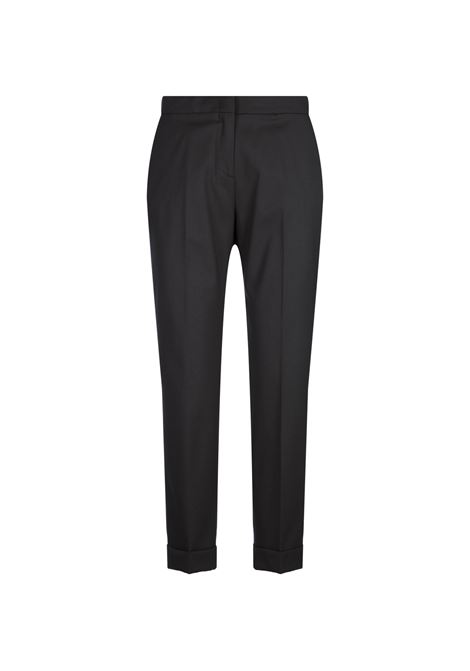 Black Stretch Wool Cropped Trousers  ETRO | WREA0002-99TUBK3N0000