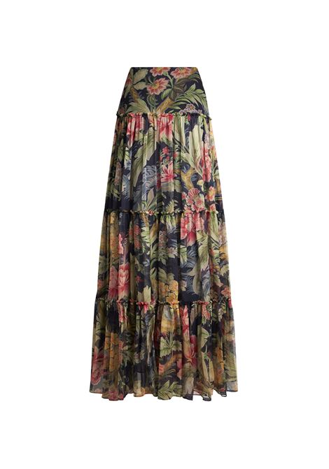 Printed Silk Long Skirt ETRO | WRFA0060-99SA1D7X0883