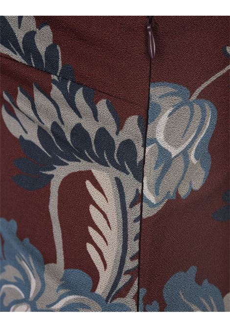 Abito Midi In Jersey Stampato Bordeaux ETRO | WRHA0201-AK550X0828