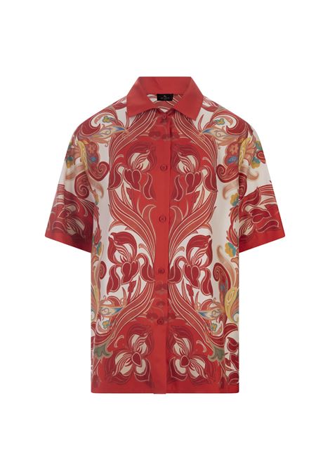 Printed Red Silk Shirt ETRO | WRIA0009-AV482X0861