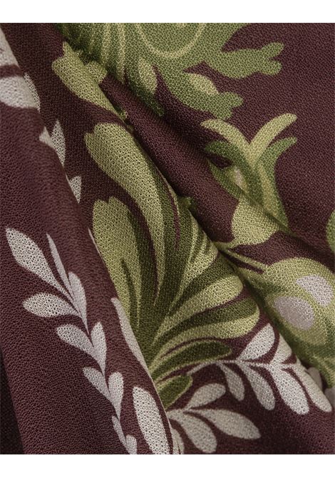 Burgundy Shirt With Floral Foliage Print ETRO | WRIA0028-99IA430X0829