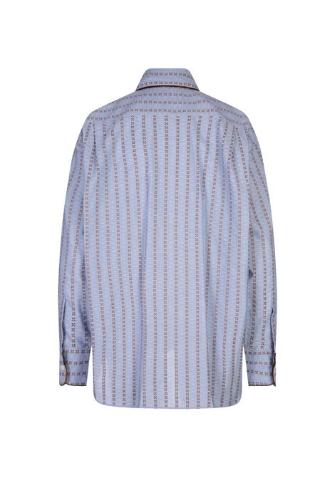 Camicia Jacquard Azzurra ETRO | WRIA0028-99TJ555S9880