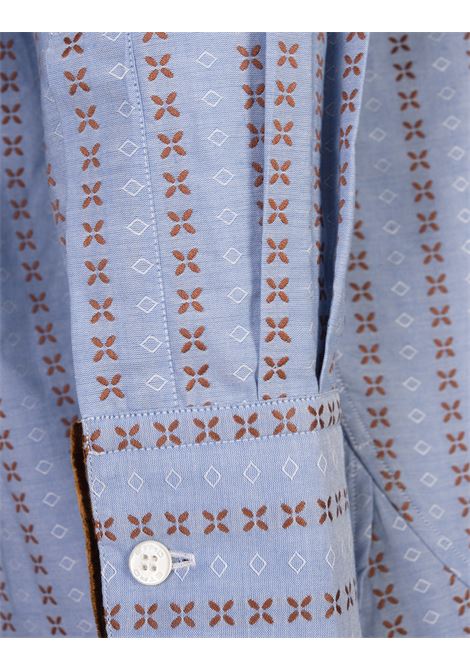 Light Blue Jacquard Shirt ETRO | WRIA0028-99TJ555S9880