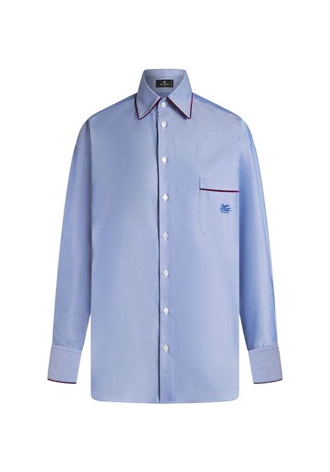 Camicia Oxford Azzurra Con Pagaso ETRO | WRIA0028-99TU5H6B0037
