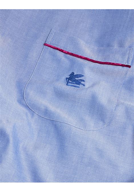 Camicia Oxford Azzurra Con Pagaso ETRO | WRIA0028-99TU5H6B0037
