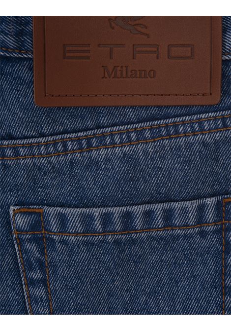 Shorts In Denim Blu a Vita Alta ETRO | WRNG0001-AD239S9000