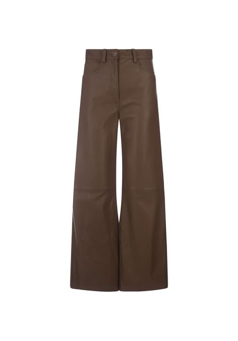 Pantaloni Baggy In Nappa Marrone ETRO | WROC0003-AP009M3859