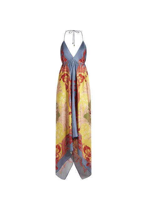 Yellow Printed Silk Dress ETRO | WRPA0001-AK391X0840