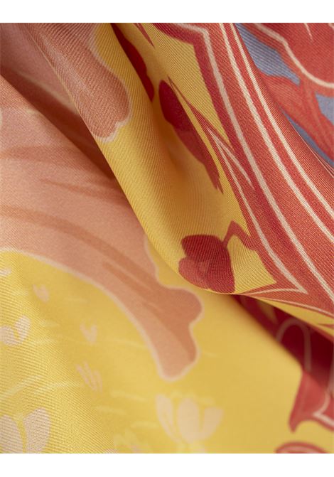 Yellow Printed Silk Shorts ETRO | WRPA0014-AK392X0840