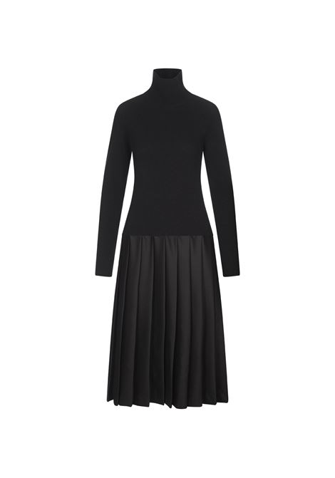 Black Platinum Dress With Flannel Skirt FABIANA FILIPPI | ABD224F651L0390000825