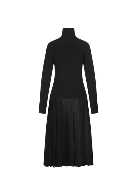 Black Platinum Dress With Flannel Skirt FABIANA FILIPPI | ABD224F651L0390000825