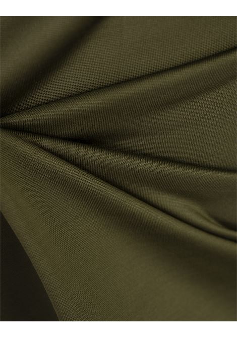 Olive Green Silk Jersey Shirt FABIANA FILIPPI | CAD214F332D63900006157