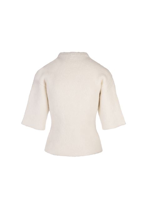 Maglione a Maniche Corte Bianco FABIANA FILIPPI | MAD214F071I90000000142