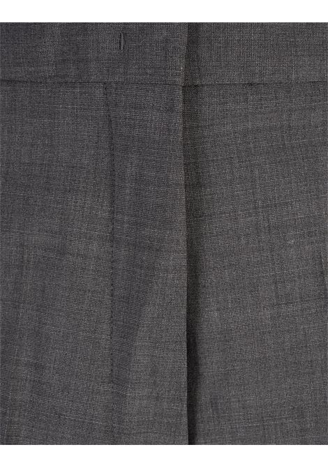 Grey Bistretch Wool Bermuda Shorts FABIANA FILIPPI | PAD214F321D62000008185