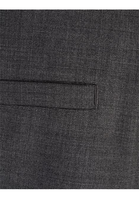 Grey Bistretch Wool Bermuda Shorts FABIANA FILIPPI | PAD214F321D62000008185