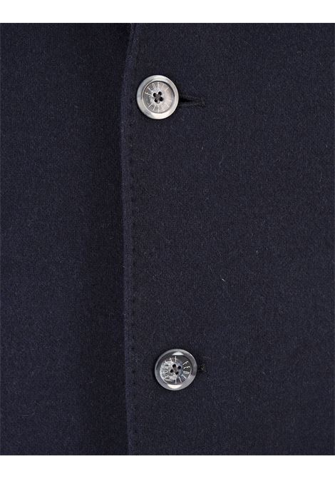 Blue Cashmere Double Flannel Dell Coat FEDELI | 003330091