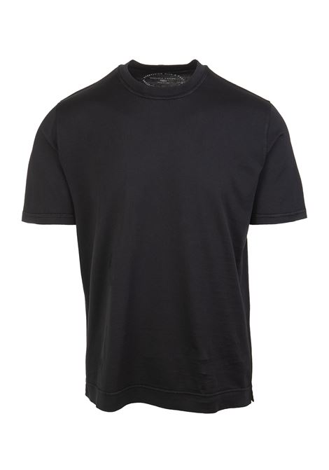 T-Shirt Basic In Jersey Giza Nero FEDELI | 010336