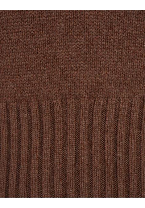 Hazelnut Cashmere Derby Turtleneck Sweater FEDELI | 05019NOCCIOLA