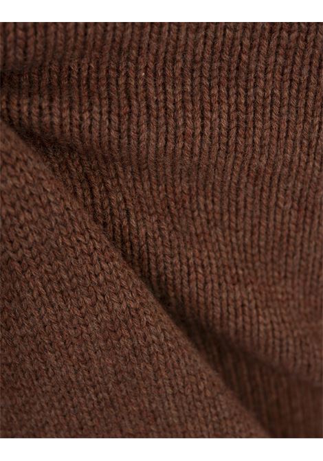 Hazelnut Cashmere Derby Turtleneck Sweater FEDELI | 05019NOCCIOLA