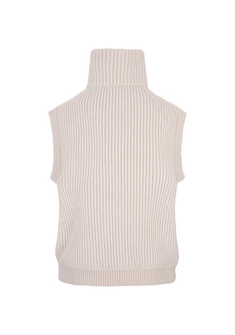 Andrea Padded Gilet In Ice Cashmere FEDELI | 052000001